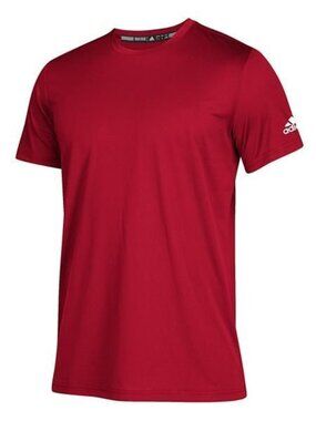 Adidas Men's Clima Tech Regular Fit T-Shirt in Red (123R) | Size Small | HisRoom